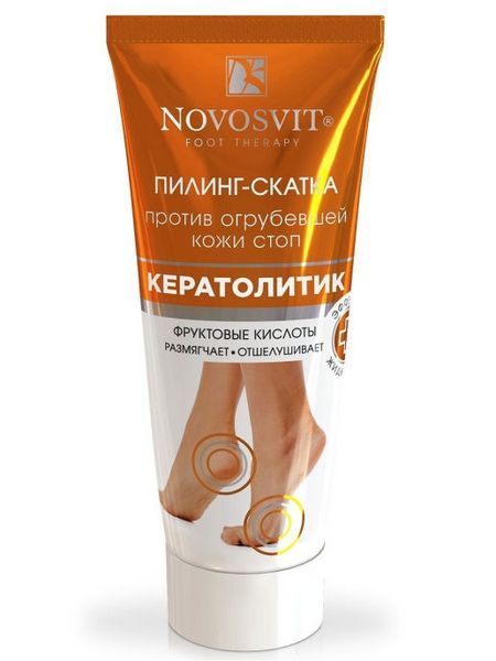 Изображение товара Новосвит Пилинг-скатка против огрубевшей кожи стоп Кератолик 75мл Новосвит Пилинг-скатка против огрубевшей кожи стоп Кератолик 75мл фотография