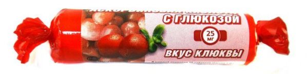 Изображение товара Аскорбиновая кислота гленвитол №10табл клюква Аскорбиновая кислота гленвитол №10табл клюква фотография