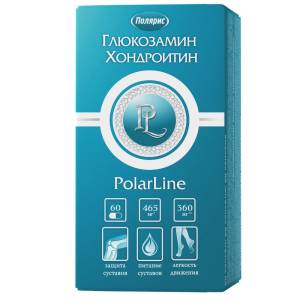 Глюкозамин с хондроитином БАД PolarLine 60 капсул