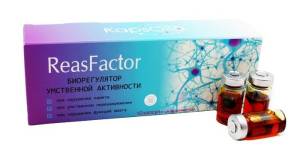 РеасФактор биорегулятор умственной активности Сашера-Мед 10 капсул в среде-активаторе