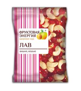 Сухофрукты Лав (вишня, кешью) ягодно-ореховая смесь, 45г