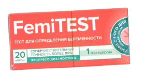 Тест Femitest Express для определения беременности 1шт