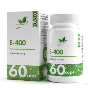 Витамин E 400ME Naturalsupp №60