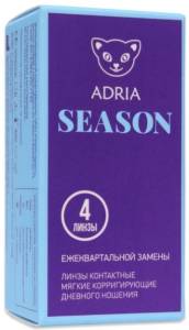 Линзы контактные Adria Season Morning q38 8.6 -7,00 4шт